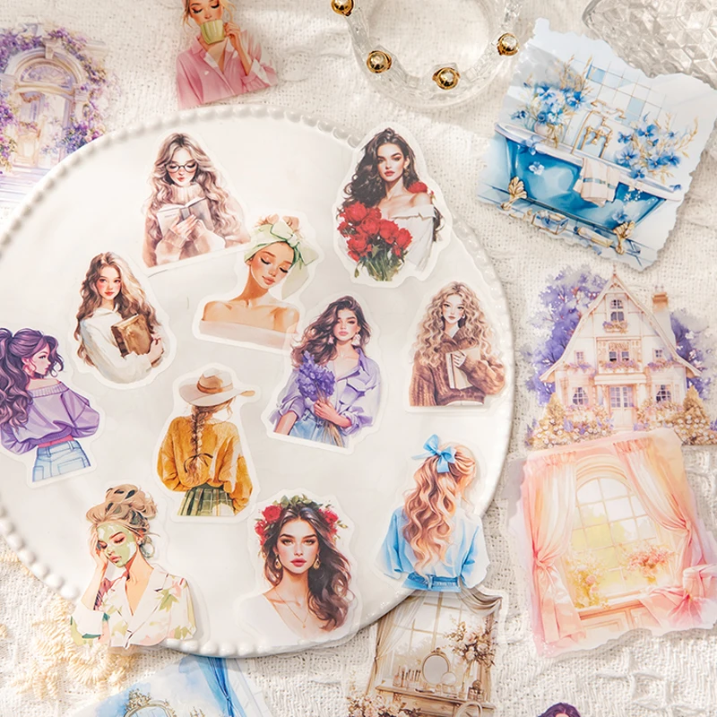 

Mr.Paper Time Corner Series, наклейки для домашнего ландшафтного дизайна, декоративные наклейки для справочника «сделай сам», студенческие принадлежности, наклейки для скрапбукинга