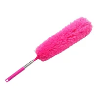 1pcs Retractable Duster Stainless Steel Long Handle Dusting Brush Car Household Cleaning Tools Microfiber Dust Brush