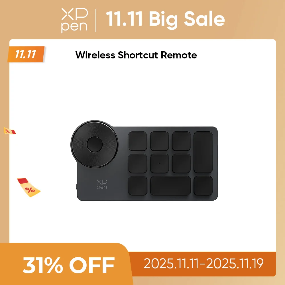 XPPen ACK05 اختصار لاسلكي عن بعد 10 مفاتيح اختصار مخصصة لوحة مفاتيح بلوتوث محمولة لأجهزة لوحة الرسم التي تعمل بنظام Windows Mac #1