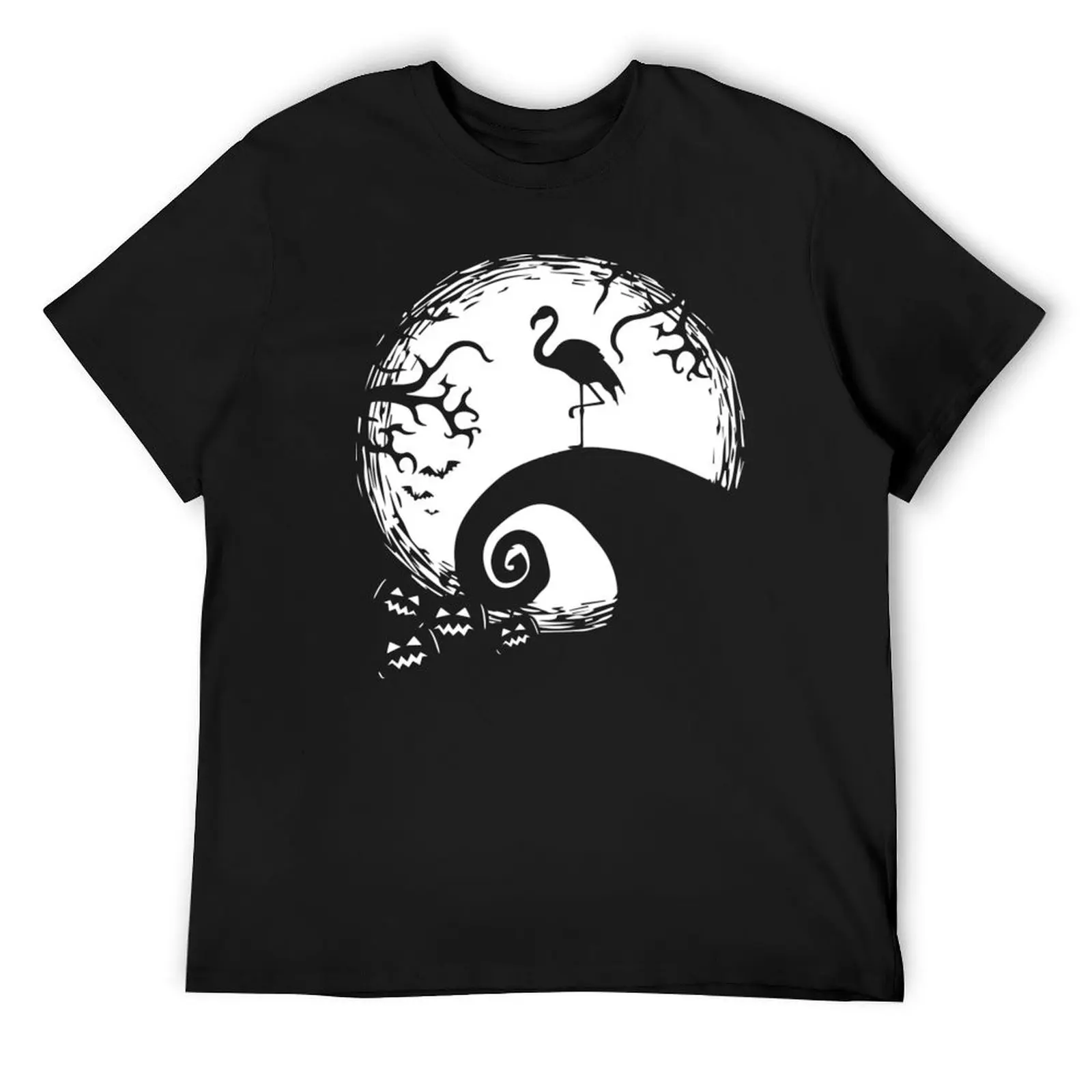 

Flamingo Halloween Costume Flamingo And Moon Halloween Costume T-Shirt for a boy summer tops funny costumes mens cotton t shirts