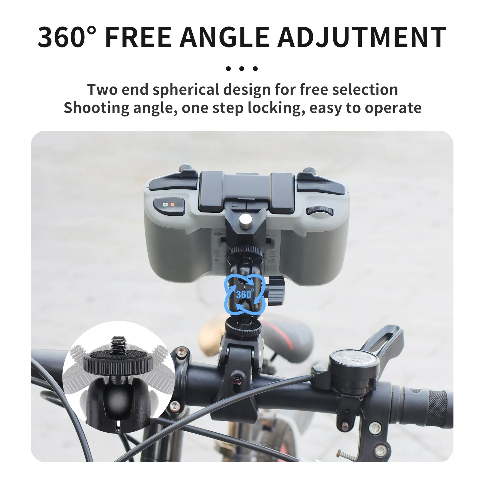 التحكم عن بعد دراجة دعم مجموعة حامل ل DJI RC-N3/N2/N1 Mini 2 3 4 Pro/Air 2 2S 3 3S/Mavic 3 3Pro/Flip/Neo Drone ملحق
