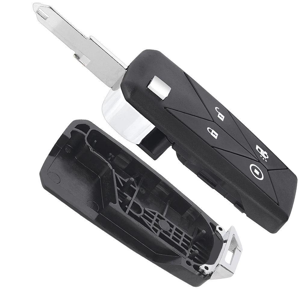 Keyecu 4 Buttons for Renault Pickup Truck Lorry Gamma Series T C K Flip Remote Car Key Shell Fob Cover Replacement view 3