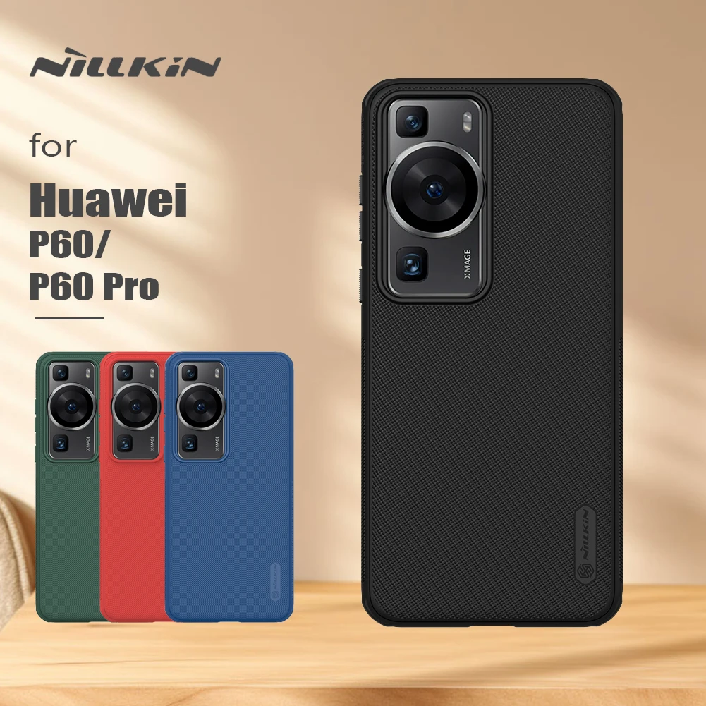 Чехол для Huawei P60 Pro/P60 Nillkin, матовый ПК, ТПУ, бампер, матовый, жесткий, 360, полная задняя крышка для P60