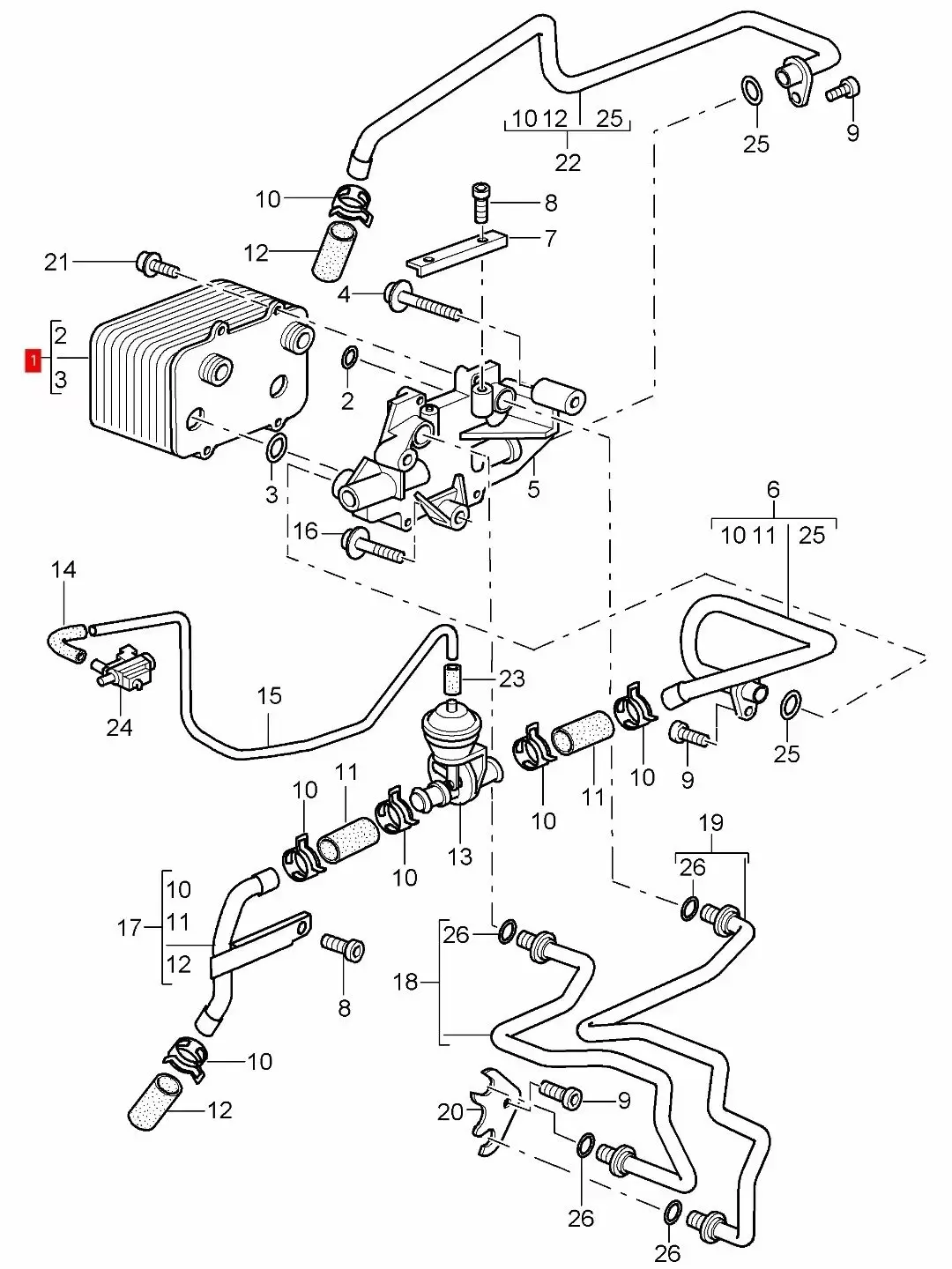 Transmission Oil Cooler Radiator 99630701700 99630701701 For Porsche 987 Boxster Cayman S 2.7L 3.2L 3.4L 2006-2012