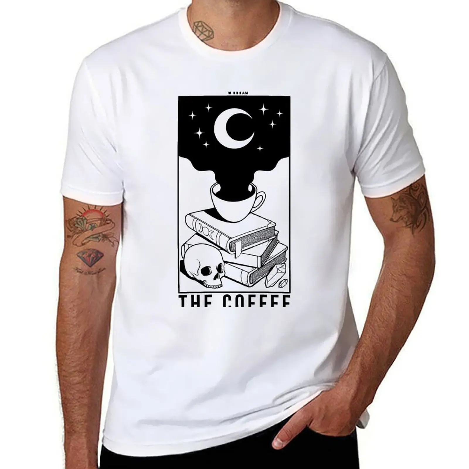 

The Coffee (white) T-Shirt t shirts for man slim fit cotton t shirt man T-Shirt