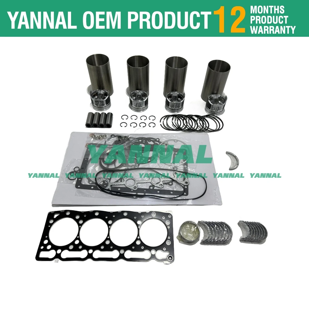 New V1505 Overhaul Rebuild Kit For Kubota Engine Parts B2910 B3000 Bb260 Tractor