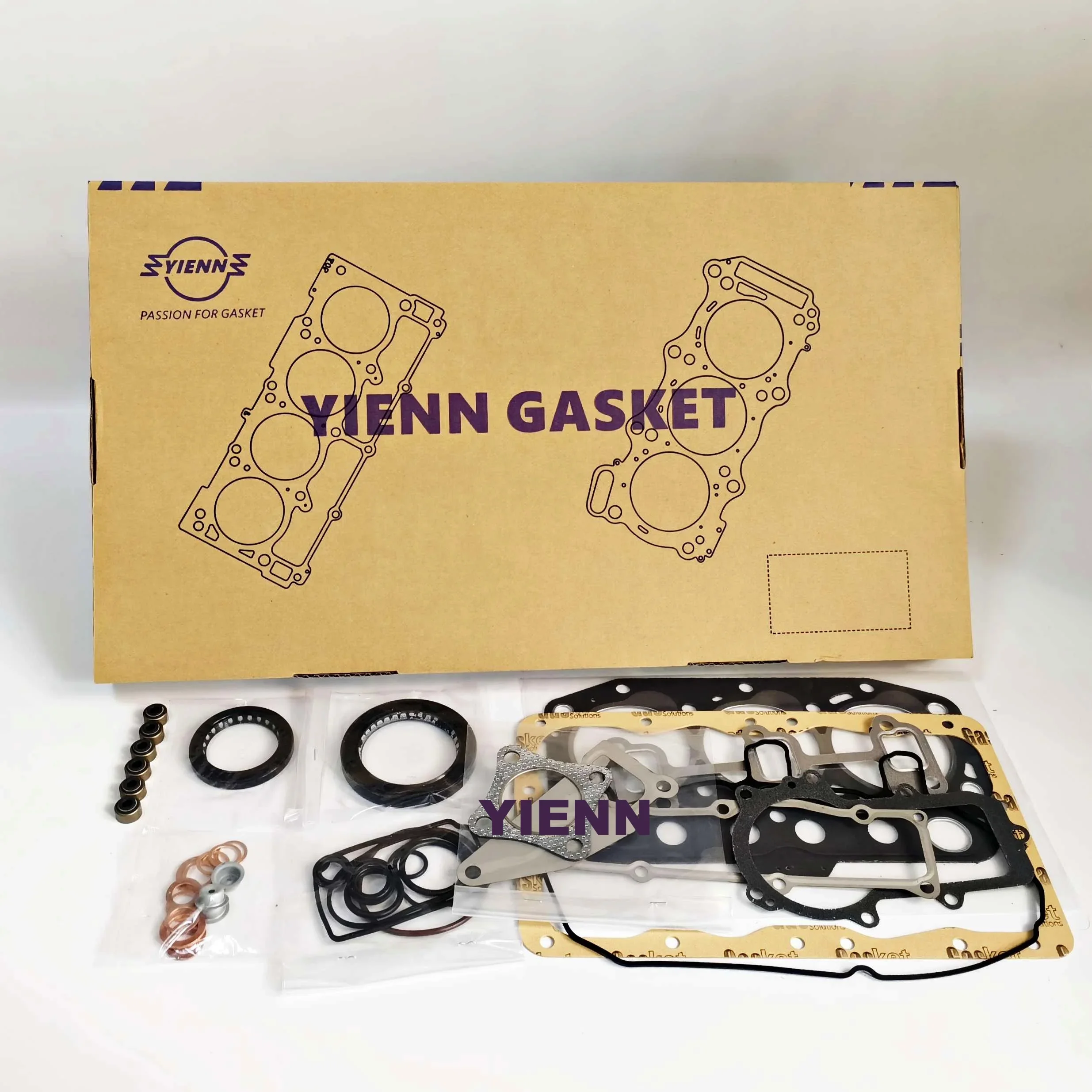 3TNV76 Full Overhaul Gasket Kit Head Gasket 119737-01330 For Yanmar Engine Fit Excavator VIO20-3 VIO25 SV20 Parts