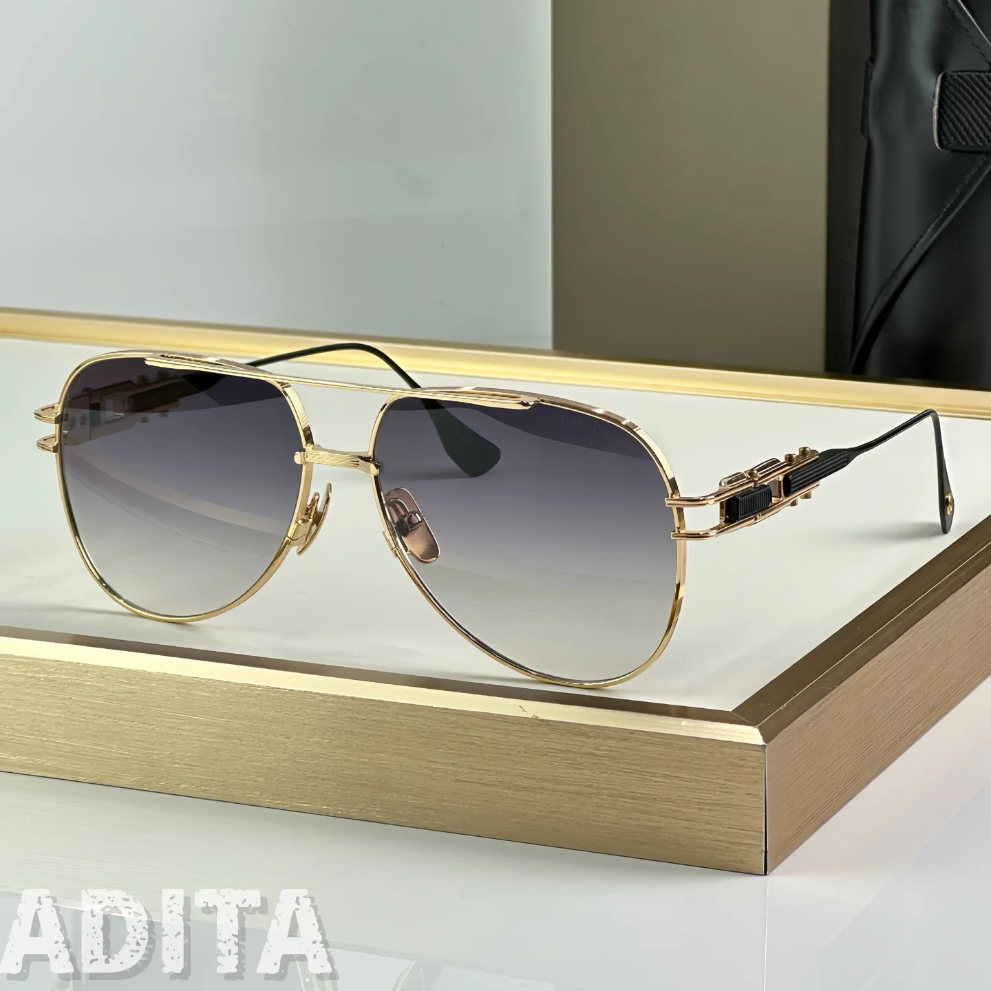 

ADITA GRAND EMPK DT616 Top Quality Sunglasses for Men Classic Women Luxury Brand Designer Fashion sun glasses UV400 With box
