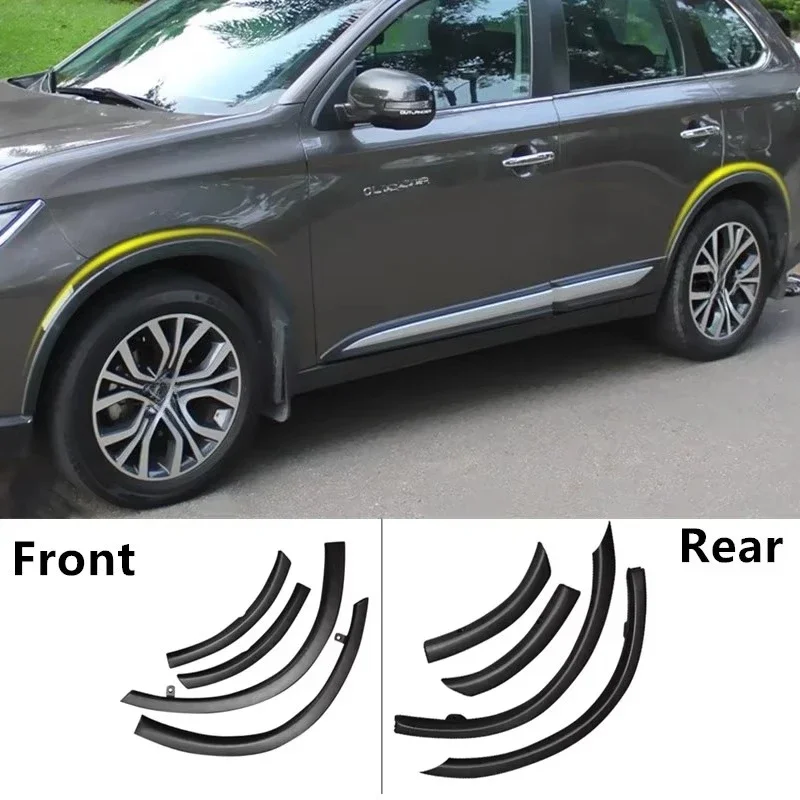 Car Front Rear Wheel Eyebrows For Mitsubishi Outlander 2016-2021 Fender Trim Accessories