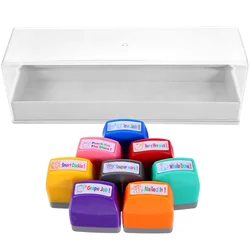 Stamp Colorful Teacher Toy Toddler Student Students Small Stamps Multi-function Stampers Abs for Teachers