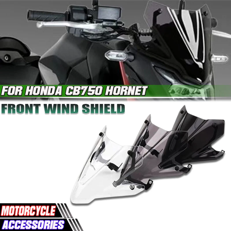 

Motorcycles Windshield Windscreen Visor Fits For Honda CB 750 Hornet CB750 HORNET 2023 Wind Deflector Shield Screen With Bracket