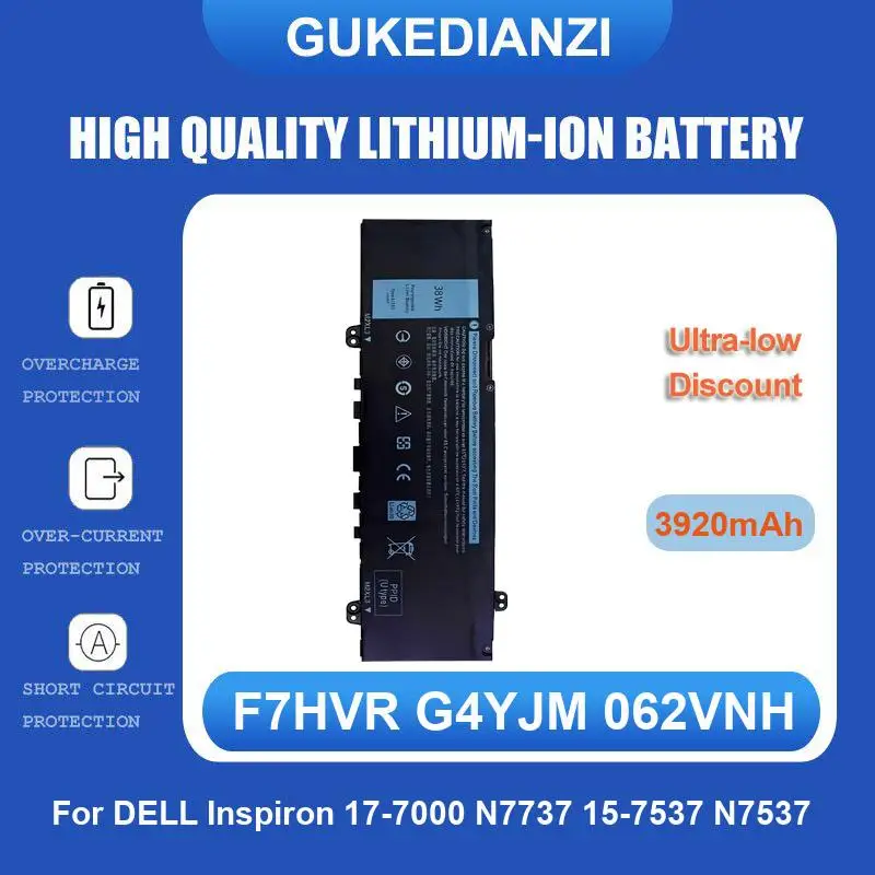 Battery For DELL Inspiron 13" 7000 Series 7347 7348 7352 7353 7359 11" 3147 3148 15" 7558 XPS 15 9550 9560 Precision 5510 5520 view 3