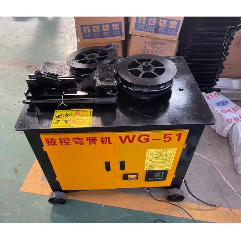 

2026 Automatic CNC 3 Roll Metal Pipe Bending Machine 76 Electric Manual Steel Square Tube Bender And Cutting