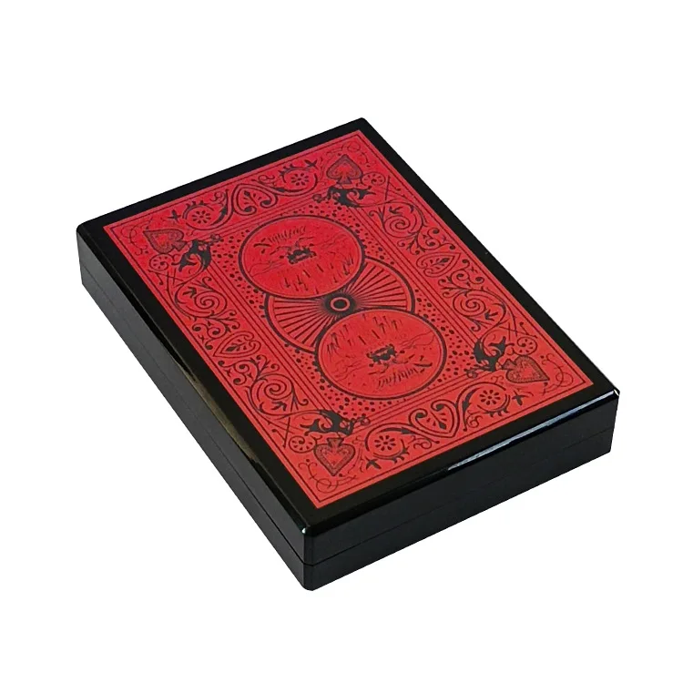 1set Surprise Restore Box Magic Tricks Black Plastic Box Broken Paper Card Case Close-Up Magic Tricks Props Toys For Children
