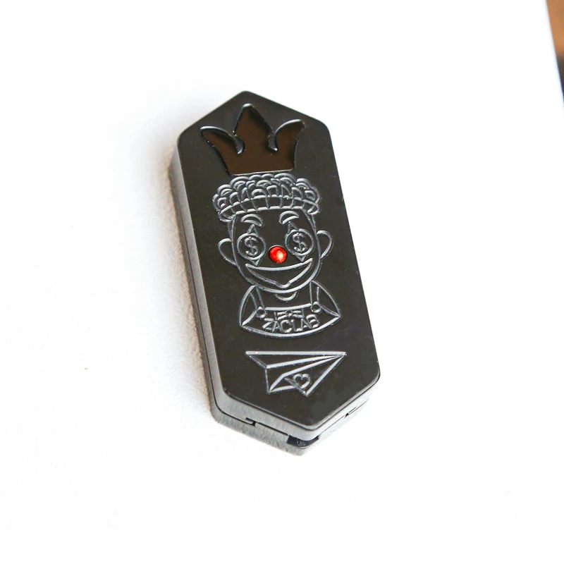 Black PEEK Mini Plane EDC Stress Relief Slider Anxiety-Relieving Sliding Toy ADHD Stress Toy Mechanical Slider Push Fidget Toy