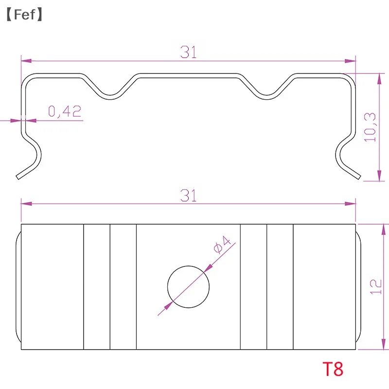 50Pcs T5/T8 LED Tube Bracket Clips Holder Bracket For Lamp Socket/Ceiling Lamp/Light Fixture For Home Electric Appliance
