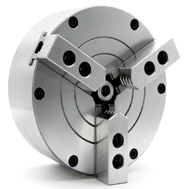 BK130SQ Three Jaw Pneumatic Chuck Through-hole Automated Lathe Fxture Chuck for CNC Lathe Machine 6