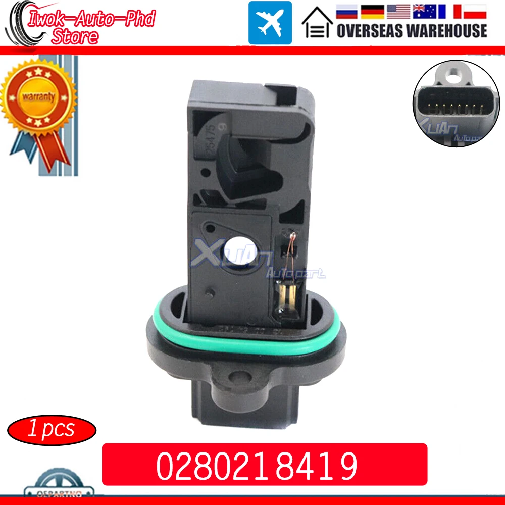 XUAN MAF MASS AIR FLOW METER SENSOR 0280218419 for GM Buick Encore Verano Chevrolet Cruze Sonic Trax 2013-2018 13505433