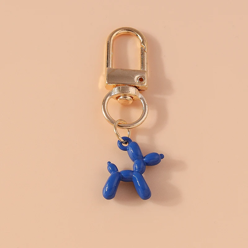 Aihua 10 Farben Niedliche Bunte Kreative Ballonhund-Schlüsselanhänger für Frauen Mädchen Handtaschen-Schlüsselring Anhänger Airpods-Box Schmuck Geschenke – Detail 9