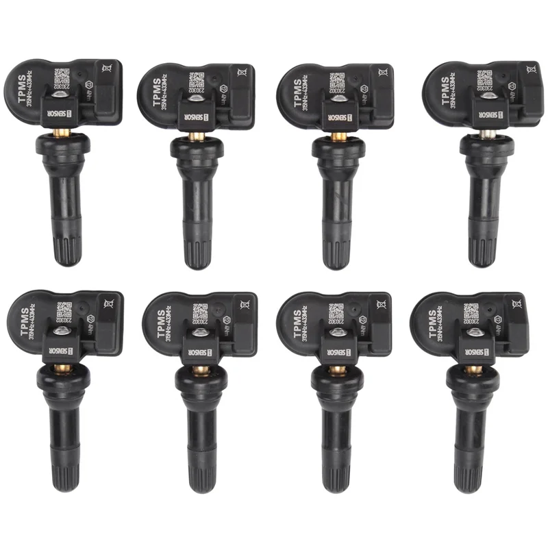 

Precision 8Pcs Programmable MX Sensor 315MHZ+433Mhz 2 In 1 Tire Pressure Sensor Monitor System Universal Editable TPMS Tool-AUTE