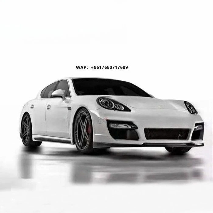 Perfect Fitment V Style Carbon Fiber Body Kit for  Panamera 970 2010-2013 Front Bumper  Rear Bumper Side Skirts