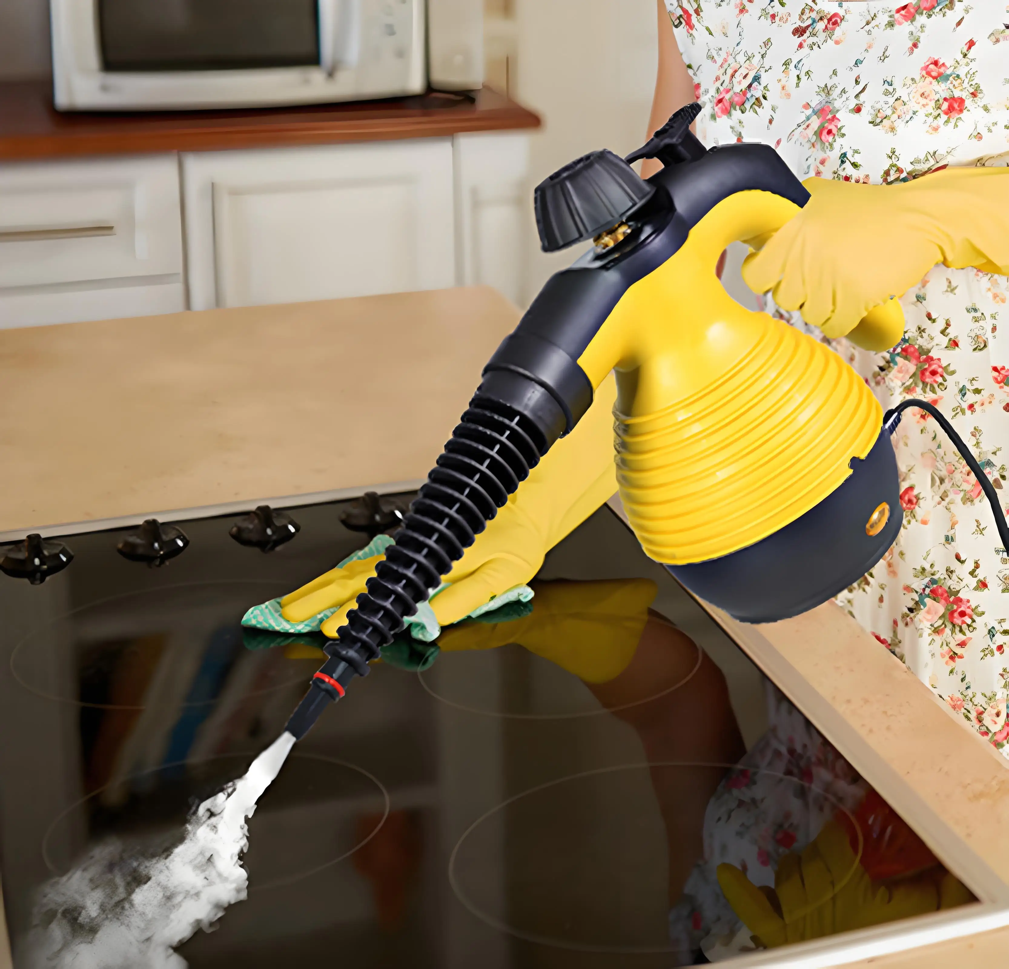 Handheld Steam Cleaner With Multifunctional Steam Iron For Removing Stains Oils From Bathrooms And Kitchens For Household