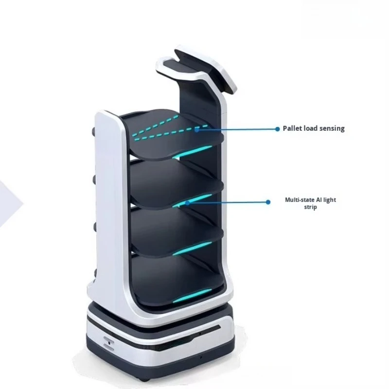 Customized Automatic Dish Serving & Waiter Assistance Robot - Android-Operated for Restaurant & Hotel