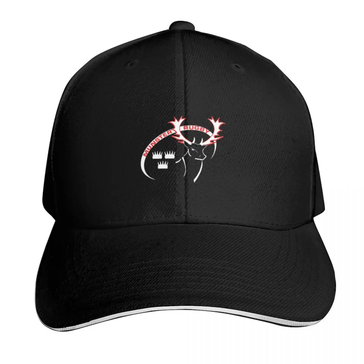 The Munster Rugby Baseball Cap Adjustable Buckle Closure Moisture Wicking Quick Dry Curved Brim Classic Fit