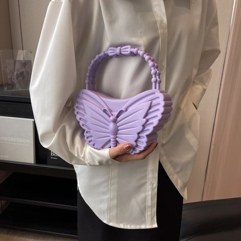 Trendy Designer Butterfly Tote Clutch Bags Women Handbags and Purses 2023 New Ladies Evening Bags High Quality