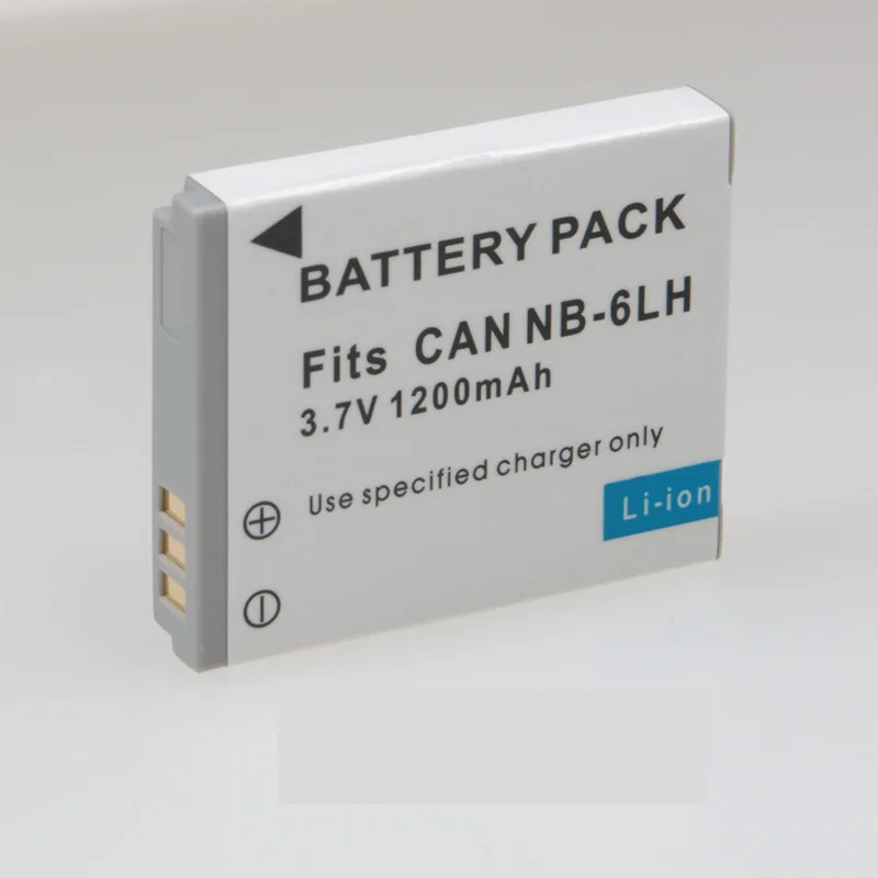 Camera Battery NB 6L NB6L NB-6L for Canon Power-shot IXUS 310 SX240 SX275 SX280 SX510 SX500 HS 95 D10 D20 D30 1200mAh Batteries