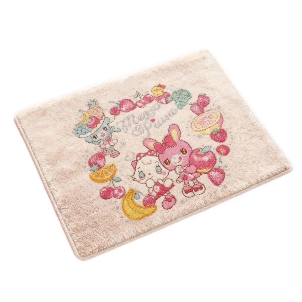 Japanese Cartoon Mp Colorful Fruits Cute Carpet Bedroom Kitchen Bedside All Match Dustproof Blanket Sweet Girl Fluffy Home Mats