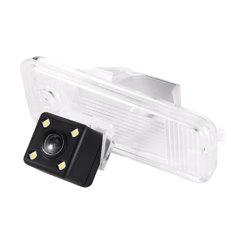 3PCS 4 Lights 120 Degree Wide Angle Auto Parking Cameras Connecting Dash Cam Back Up Camera Rear View Car Reverse Camera