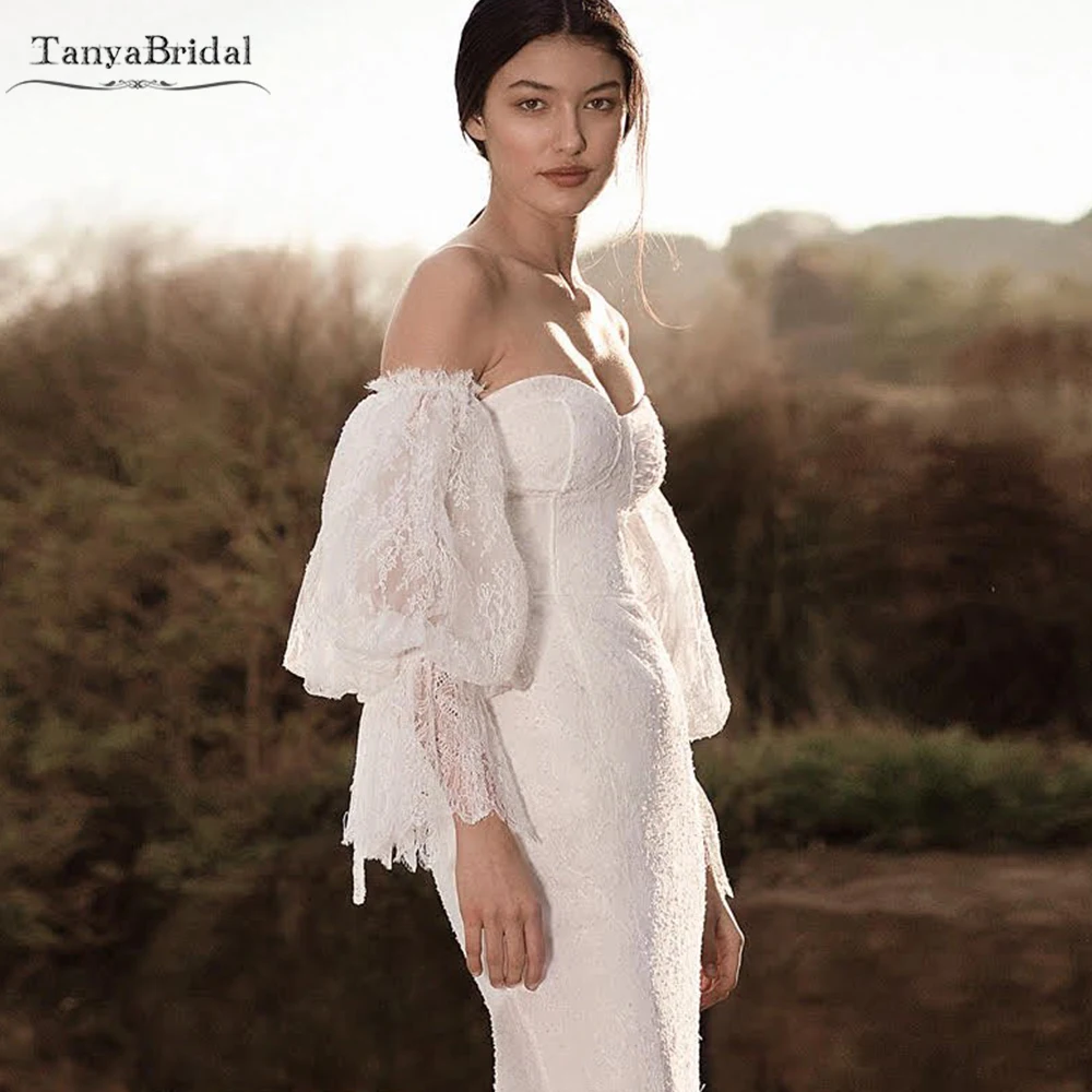 

Soft France Lace Removeable Sleeves Puff Fashion Elastic Band Romantic Fingerless Gloves Chic DG108