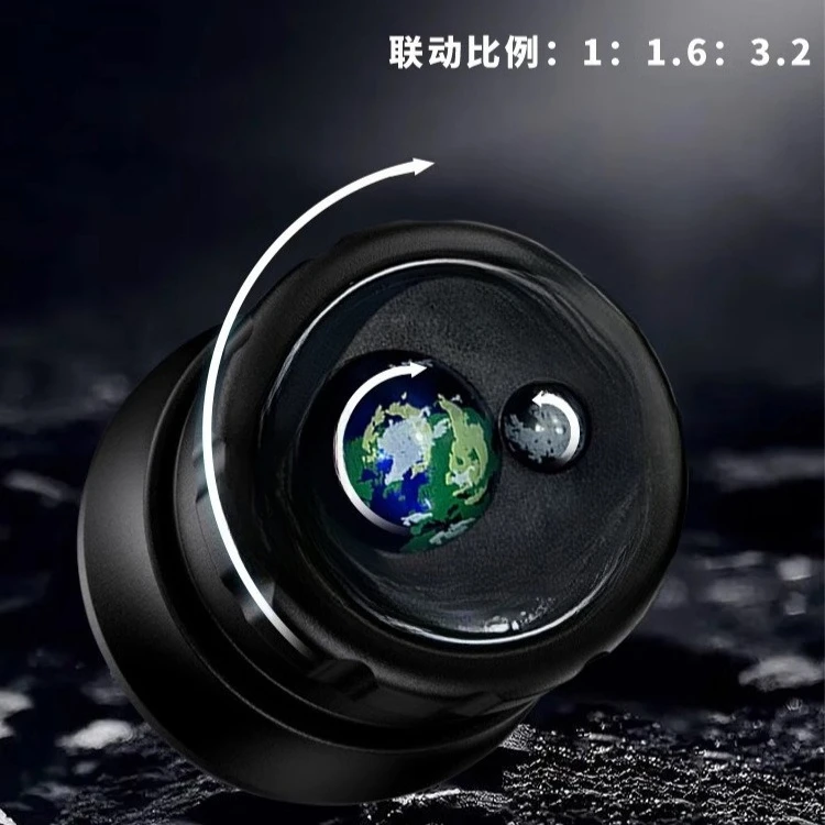Earth, Moon, Double Planet 360 ° Rotation Efficient Breaking Powder Coffee Cloth Powder