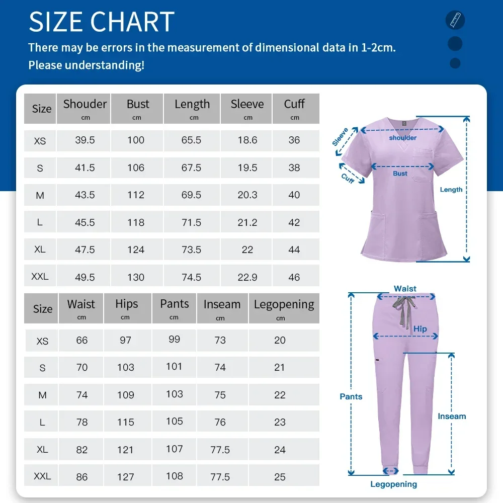 Uniforme de mise à niveau pour salle d'opération, ensemble de travail pour médecin hospitalier, fournitures médicales, ensemble d'infirmière, propordentaire, vêtements de travail trempés, XS ~ média