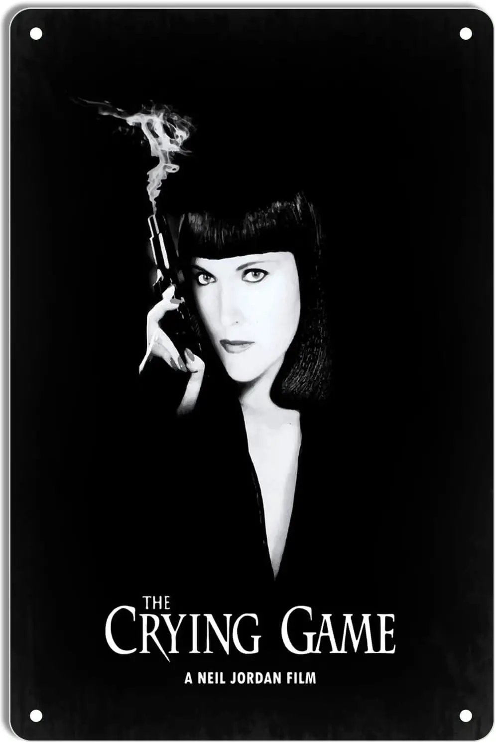 Metal Tin Sign The Crying Game Minimal Movie Posters for Home Theater Decor and Retro Wall Art 8x12 Inch
