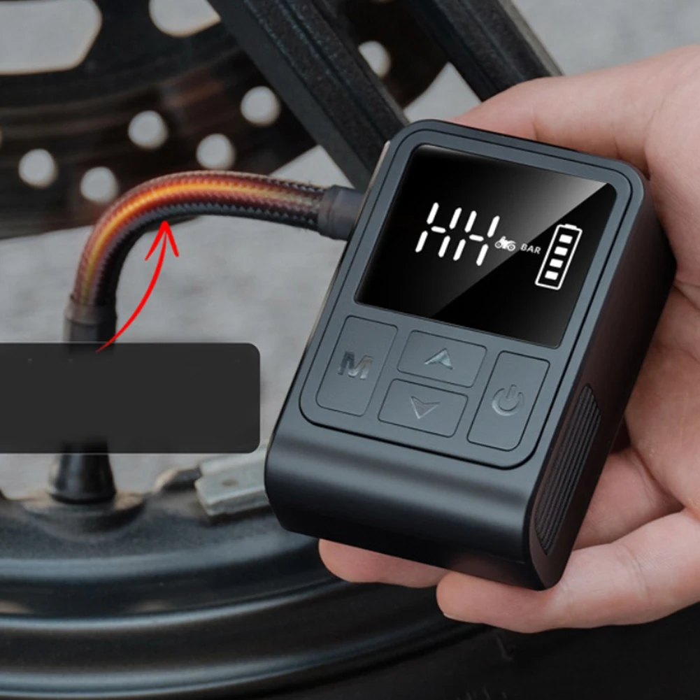 

Компактный воздушный насос для велосипедов с цифровым дисплеем, компактный электрический насос для велосипедов, мини-насос, велосипедный насос, насос для мотоциклов