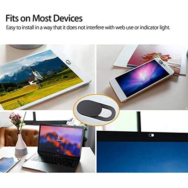 6 Pack Webcam Cover Slide Privacy Protection Cover per fotocamera per Laptop Ultra sottile per Computer Pro Smartphone
