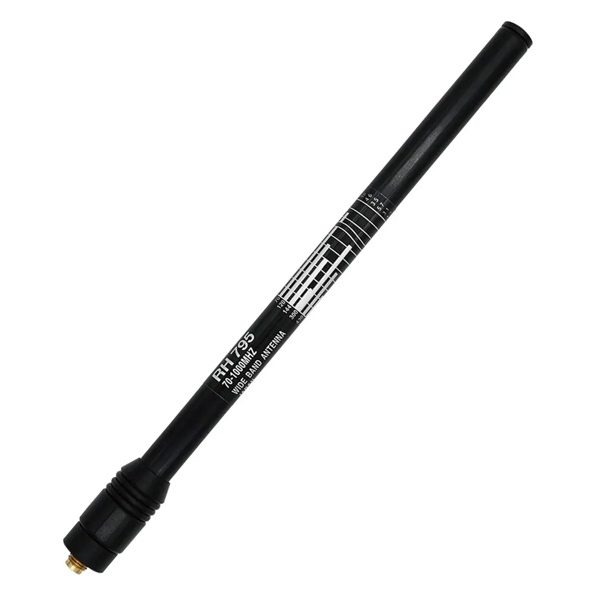 DT35BG RH795 SMA-Female Telescopic Scanner Antenna Wideband 70-1000 MHz Adjustable Length 7.6