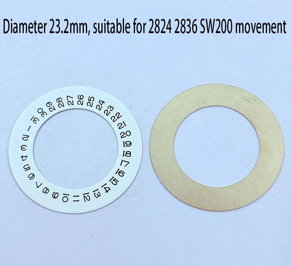 時計ムーブメントアクセサリー Rlx 2824 3135 2836 カレンダーディスクパッチ 1 個に適しています