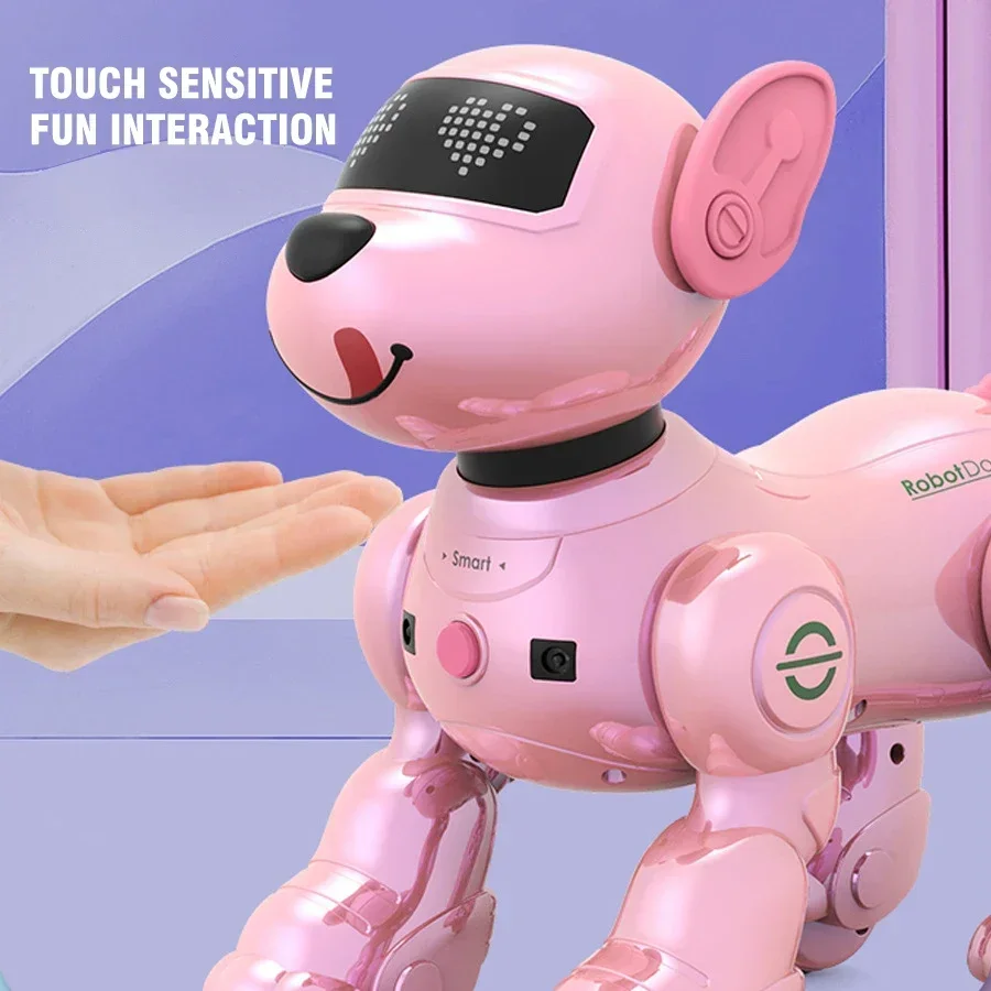 Smart Rc Robot Schilderen Spraakbesturing Stunt Hond Afstandsbediening Robot Speelgoed = Programmeerbaar Interactief Dansspeelgoed voor Jongens Geschenken