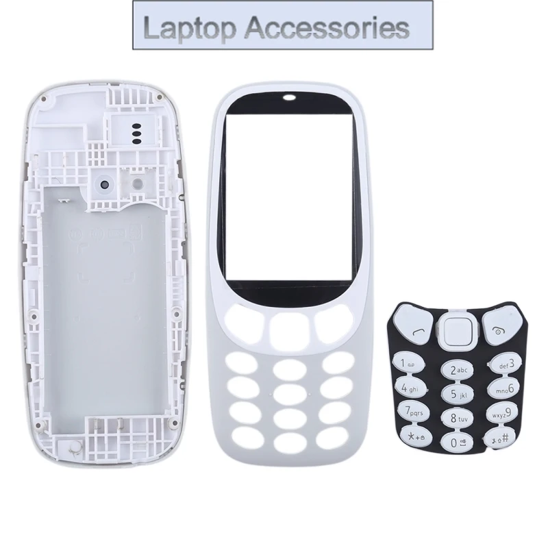 HJ Полная сборная крышка корпуса с клавиатурой для Nokia 3310.
