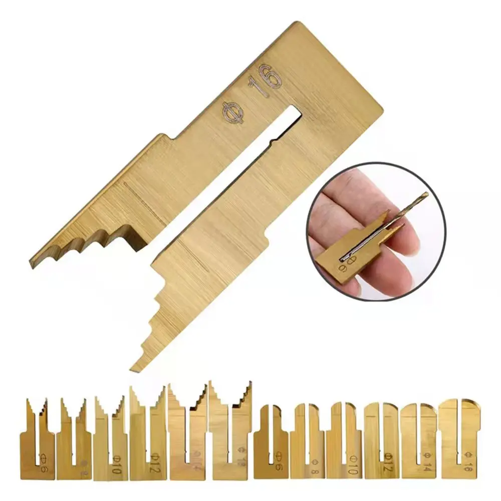 Wooden Drill Bit Wood Bead Maker Woodworking Milling Cutter Blade Molding Tools for Making 4-Layer Pagoda BeadsWooden Beads Dril