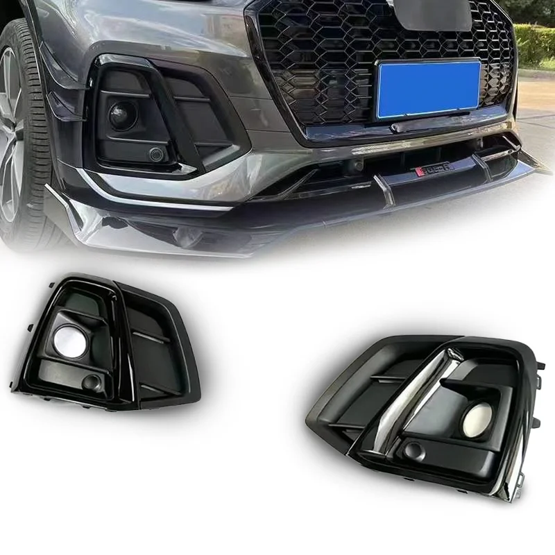 

New High Quality Black Front Side Fog Light CoverBezel Trim for Audi Q5 2021+