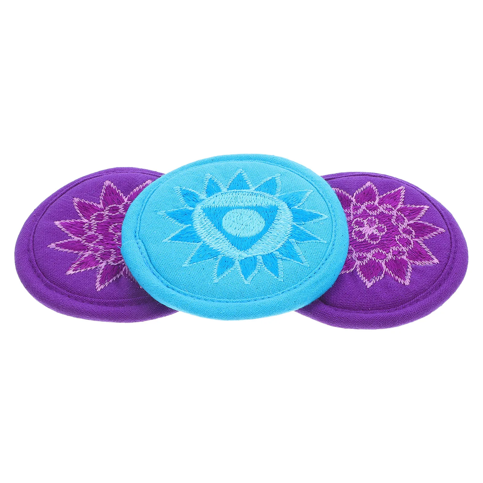 

3Pcs Tibetan Singing Bowl Pad Smooth Touch High Elasticity Fabric Perfect for Prayer Bowl Cushion Home Practice