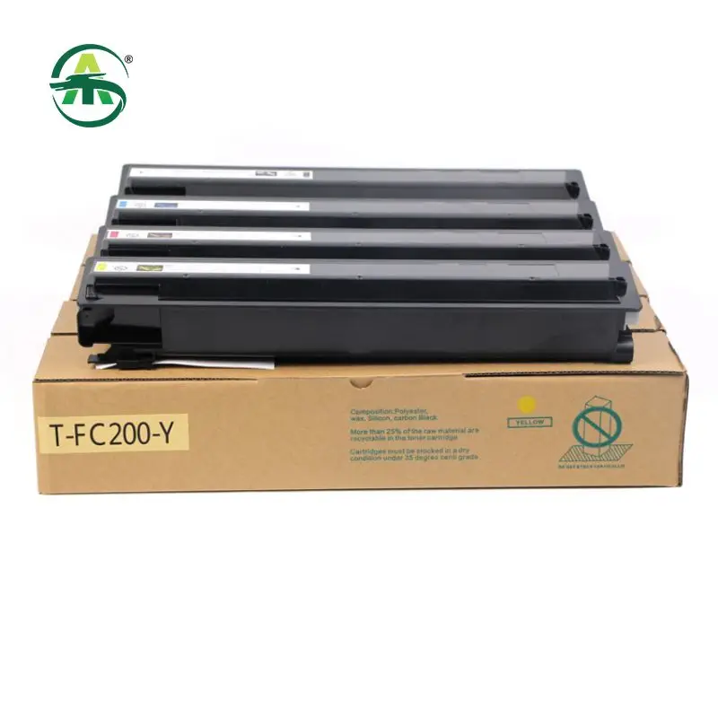 T-FC200 Toner Cartridge Compatible for TOSHIBA E-Studio 2000 2500AC Copier Cartridges 1PC Copier Spare Parts CMYK500g