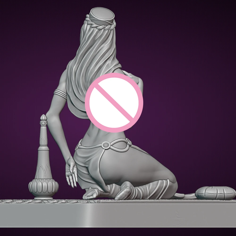 الرقيق فتاة جيني الراتنج أطقم منمذجة ثلاثية الأبعاد الطباعة دمية 1/24 المفكك الراتنج الشكل تمثال أطقم غير مصبوغ لعبة Gk اللعب مجموعة #4