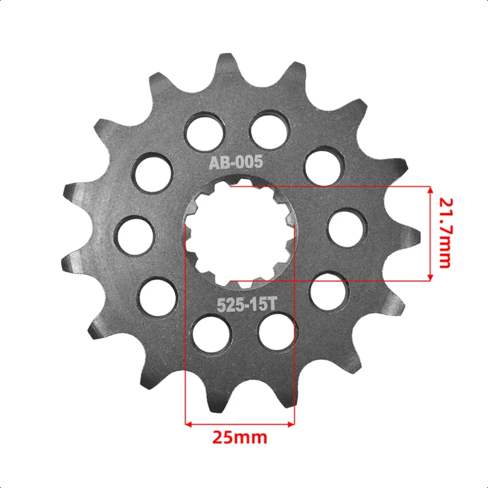 525 15T 16T 17T Front Sprocket Gear Staring Wheel Cam For Suzuki Road DL650 V Strom DL650A V-Strom X VStrom ABS 2004-2022 DL 650