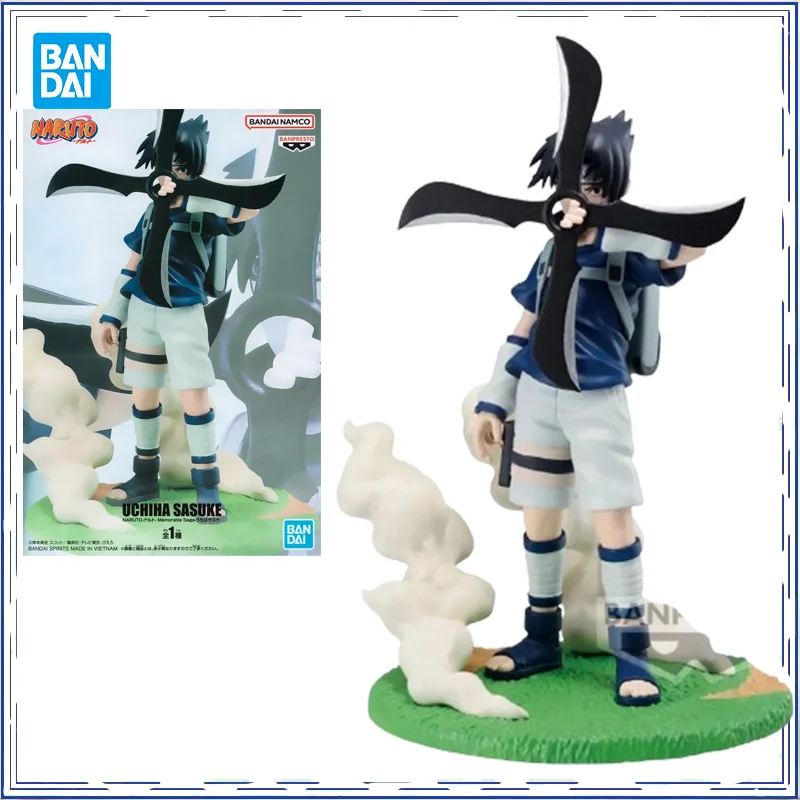 

BANDAI BANPRESTO Original Naruto Memorable Saga Sasuke Uchiha Anime Figure PVC Complete Mode