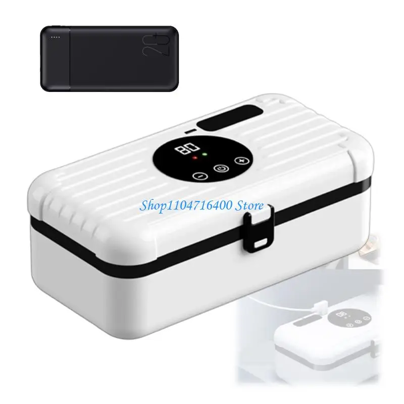 

y1gd Dense USB Propelled Refrigerator Box for Beverages with Refrigerating and Heating Functions Perfect for Outdoor Tasks